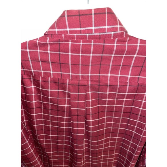 Brooks Brothers 346 Men’s Dress Shirt Size Large Red Striped Business Formal - Picture 9 of 12